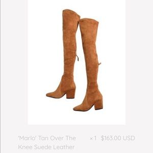 Marlo Goodnight Macaroon OTK boots